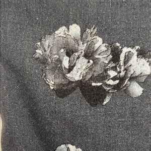 Hudson Jeans Women's Dark Blue Floral Skinny Jeans